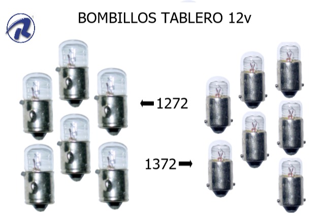 bombillos de tablero de 12v y 24v