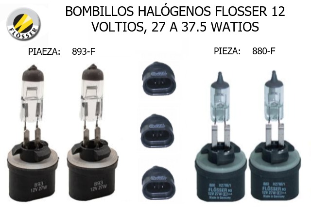 bombillos halógenos Flosser