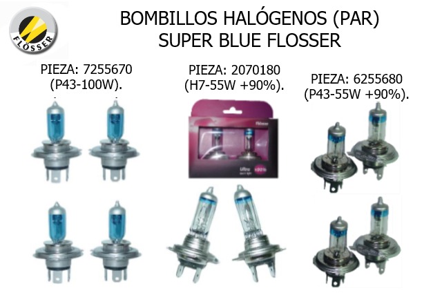 bombillos super white-azul-ultra Flosser