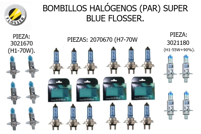 bombillos super white-azul-ultra Flosser