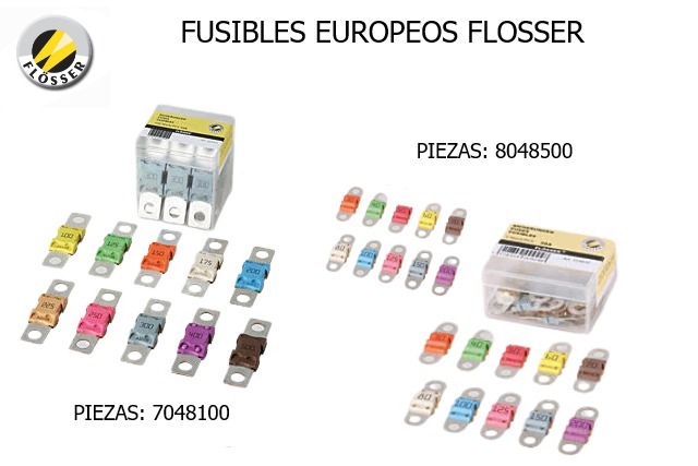 Porta fusible enchufe, Flosser