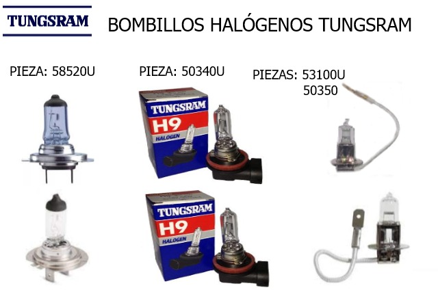 bombillos halógenos Tungsram