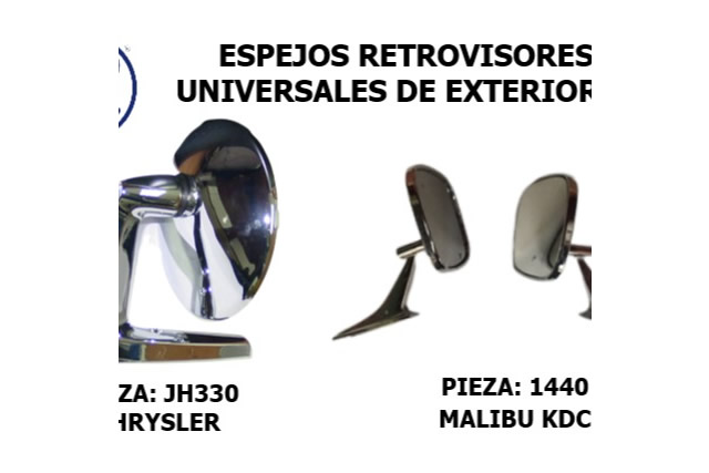 Espejo retrovisor malibu kdc