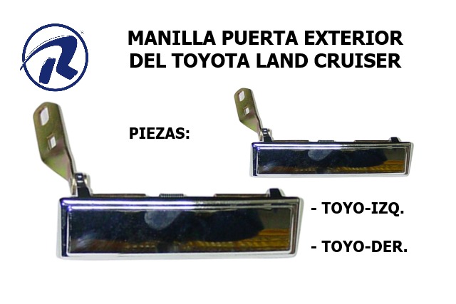 Manilla puerta exterior Toyota Land Cruiser