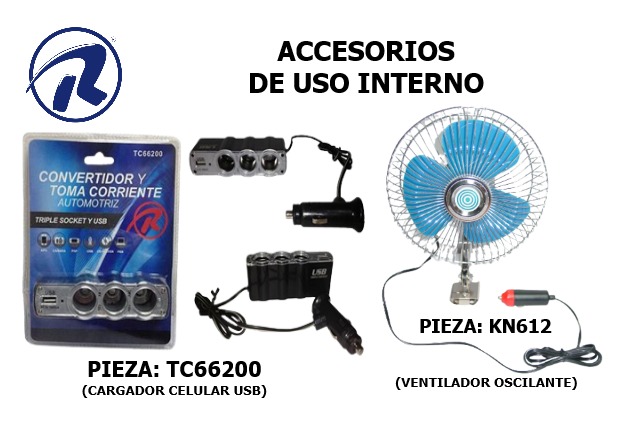 Ventilador oscilante y cargador para celular