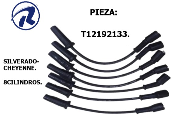 Cable bujia silverado-cheyen. Còd. T12192133