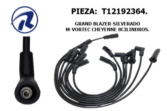 Cable bujia g.blazer-silverad. Còd. T12192364