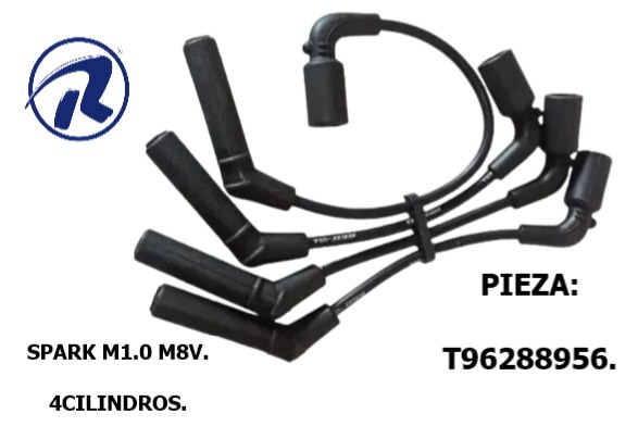 Cable bujia spark m1.0 06-09. Còd. T96288956