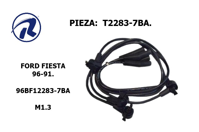 Cable bujia ford fiesta 96-01. Còd. T2283-7BA