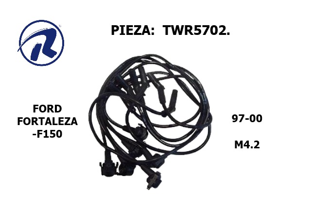 Cable bujia fortaleza-f150 6c. Còd. TWR5702