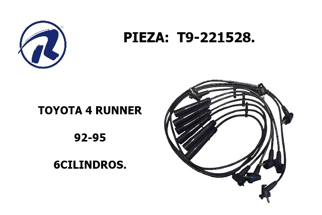 Cable bujia toyota.4 runner 92-95. Còd. T9-221528