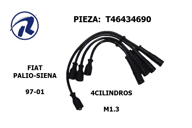 Cable bujia fiat palio 97-01. Còd. T46434690