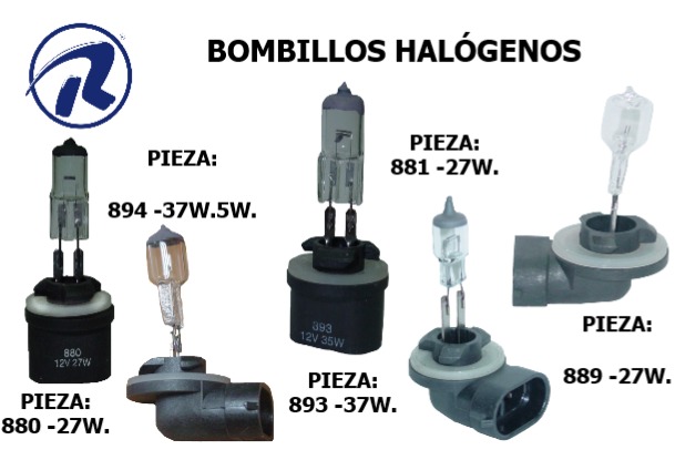 bombillos halógenos ranoli