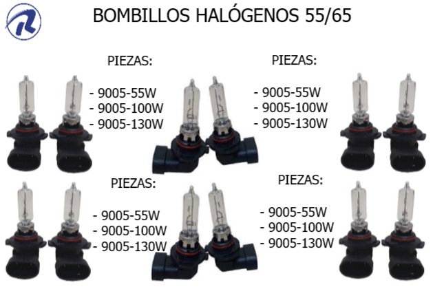 bombillos halógenos ranoli