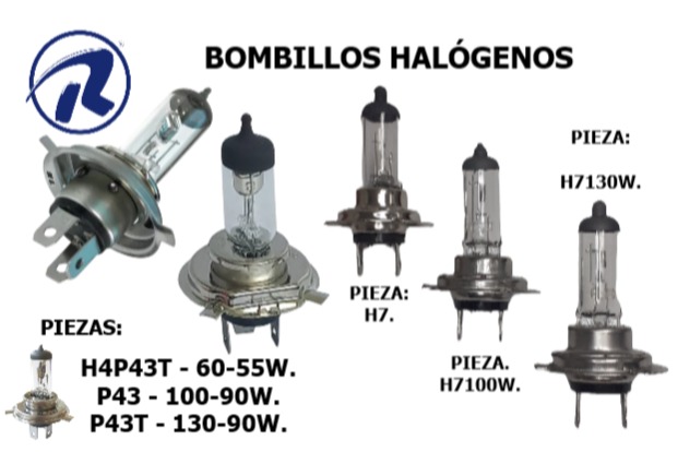 bombillos halógenos de gran potencia ranoli