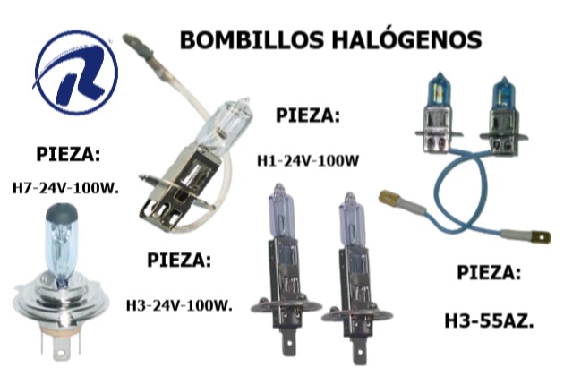 bombillos halógenos de gran potencia ranoli