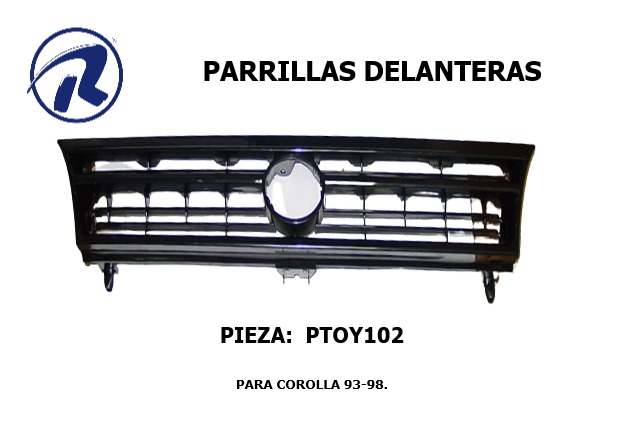 Parrillas Delanteras, Parrillas con Emblema, Apliques para Faros