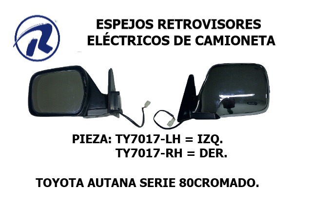 espejos electricos para Blazer y Grand Blazer