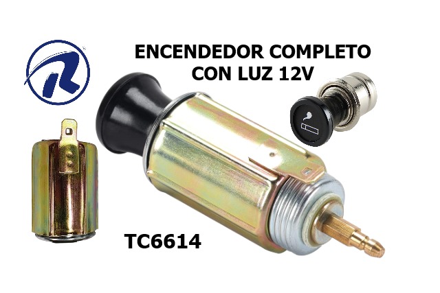 Encendedor completo con luz. Còd. TC6614