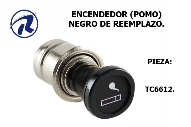 Encendedor (pomo) negro. Còd. TC6612