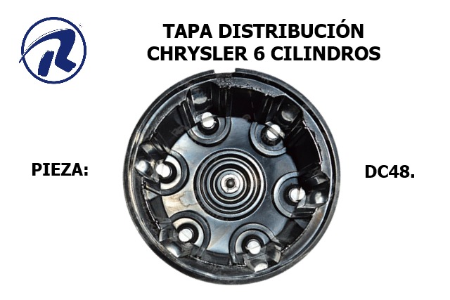 tapa distribucion Chrysler 6cilindros 80-83. Cód. DC48