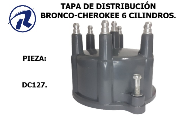 tapa dist.bronco-cherokee 6c.ilindros. Cód. DC127