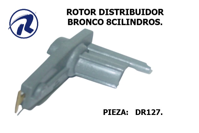 rotor distribuidor bronco 8cilindros 85-97. Cód. DR127