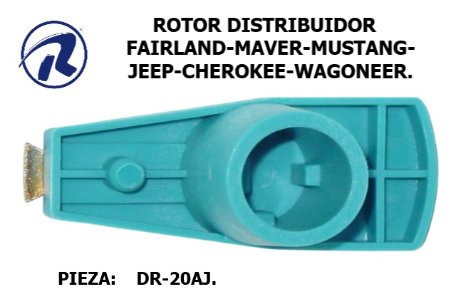 rotor distribuidor fairl-maver.-jeep-cherokee. Cód. DR-20AJ