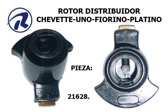 rotor distribuidor Fiat uno, Chevette olimpic. Cód. 21628