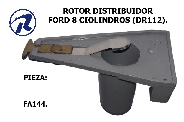 rotor distribuidor Ford 8cilindros. Cód. FA144