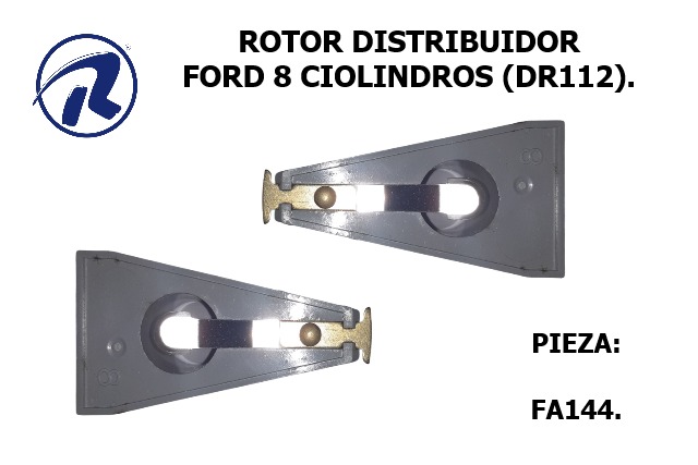 rotor distribuidor Ford 8cilindros. Cód. FA144