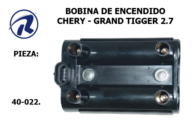 bobina chery daewoo lanos. Cód. 40-022