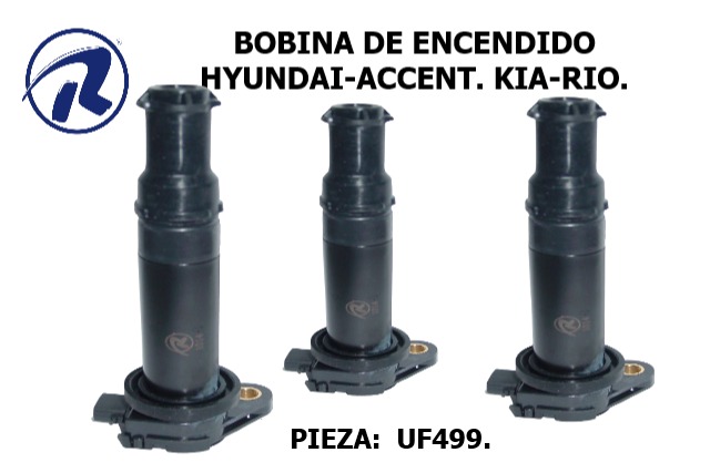 bobina hyundai accent 06-09. Cód. UF499