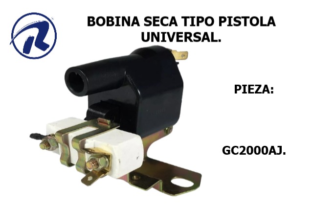 bobina seca t/pistola universal. Cód. GC2000AJ