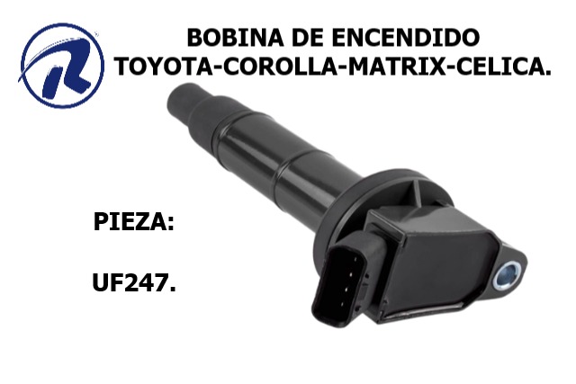 bobina toyota corolla 00-2008. Cód. UF247