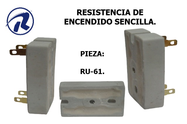 resistencia ensendido sencilla. Cód. RU-61