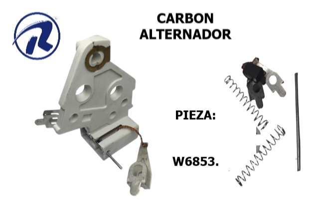 Carbonera alternador gm. Còd. W6853