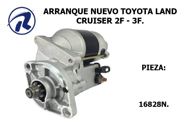 Arranque nvo.toyota l.cruiser. Cód. 16828N