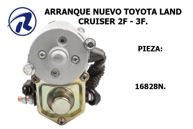 Arranque nvo.toyota l.cruiser. Cód. 16828N