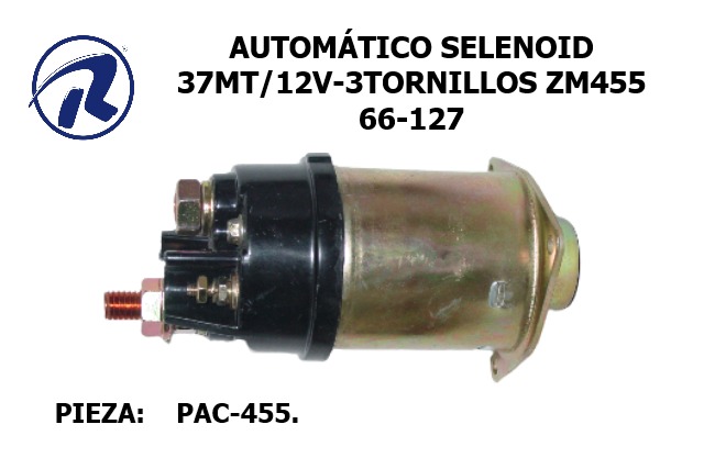 Automatico 37mt 12v-3tornillos. Còd. PAC-455