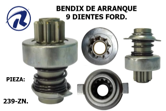 Bendix ford 9 dientes zen. Còd. 239-ZN