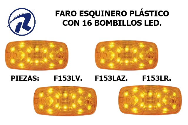 faro esquinero de 16led