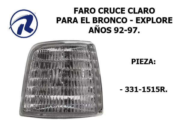 faro cruce derecho e izquierdo para Ford Bronco 92-97