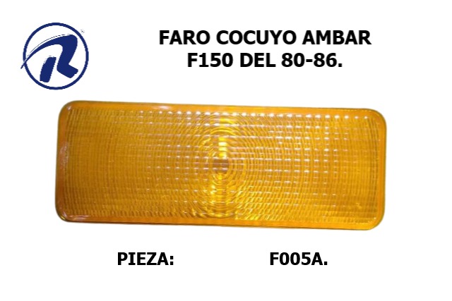 Faro cocuyo ambar f150 80-86. Cód. F005A