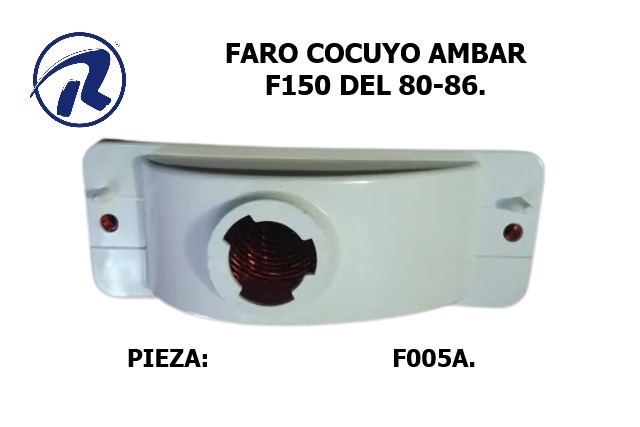 Faro cocuyo ambar f150 80-86. Cód. F005A