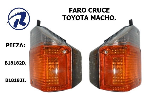 Faro cruce toyota macho derech