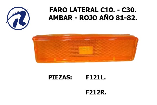 faro lateral dercho e izquierdo C10-C30 81-82 Ivica