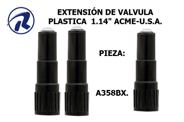 Extension valv.plastica 1.1/4". Cód. A358BX