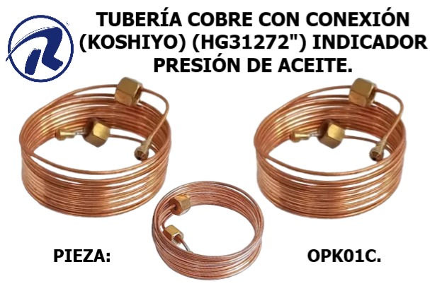 tuberias de cobre con conexion