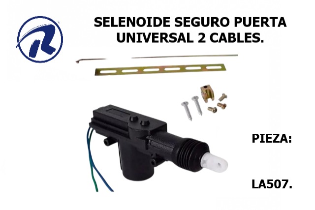 Solenoide seguro puerta hi-pro. Cód. LA507